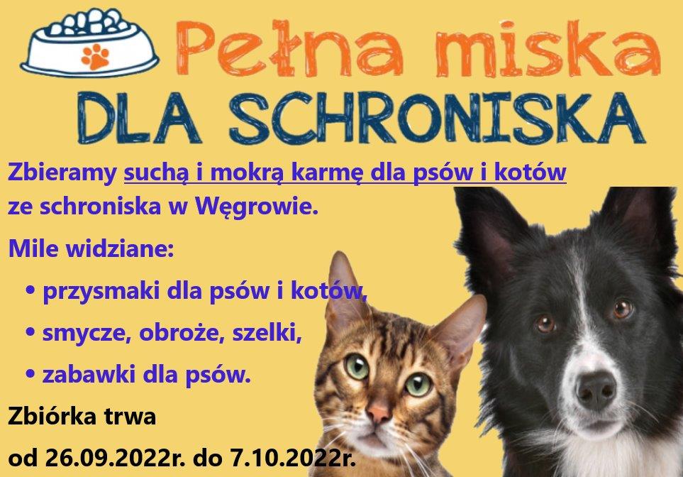 ZBIÓRKA KARMY DLA SCHRONISKA :-)